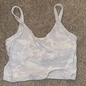 Lululemon Align Grey Camo Print Tank Top